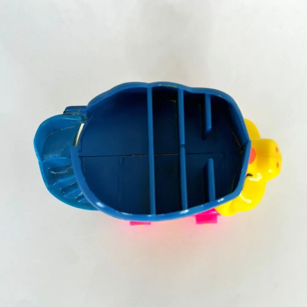 1960s Vintage Mattel Upsy Downsy Piggy Bus Plastic Made Hong Kong Toy